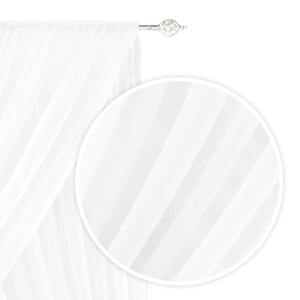Curtain 600 x 250 Decorative Emporio Tape White