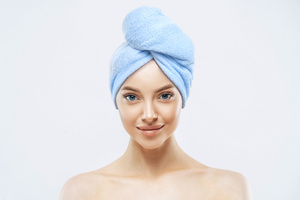 Turban 65 x 25 Microfiber Towel Aki Blue