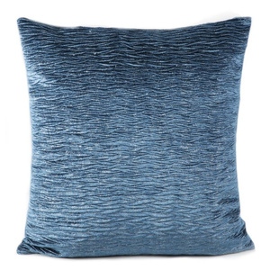 Velvet Evelyne Navy Blue Decorative 45 x 45 pillowcase
