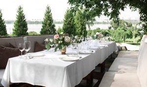 Tablecloth 90x140 Stainproof Classic Savio White