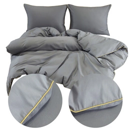 Bedding 160 x 200 3pcs Satin Cotton with Biza Can 04