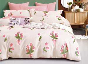 Bedding 200 x 220 3pc Satin Cotton No. A1715