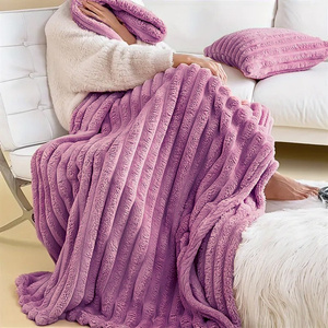Blanket 160 x 200 Microfiber Plush Shirley 03
