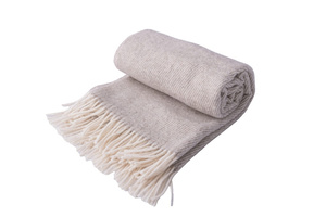 140 x 200 Wool blanket with Maori tassels MATEX 15