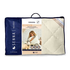 Poduszka 50×60 MERINO WOOL Wełna z Merynosów Krem 