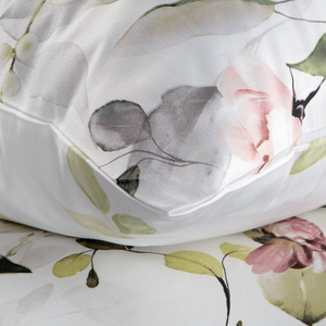 Bedding 140 x 200 2 pcs Satin Cotton Lea 08