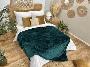 Blanket 200 x 220 Microfiber Embossed Plush Ala 3D Slice 07