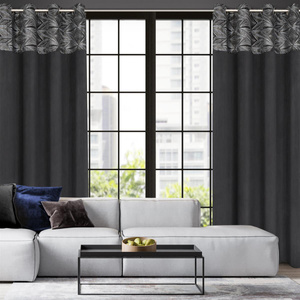 Arianna Decorative Curtain 140 x 250 Black