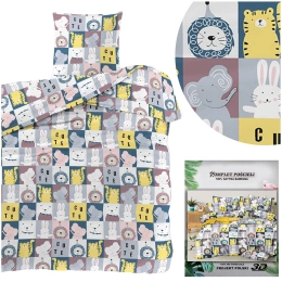 Bedding 140 x 200 2cz Satin Maria 2519