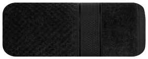 Jessi 06 500 GSM Black 90 x 150 Terry Towel