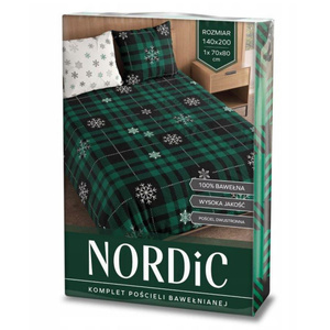 Bedding 160 x 200 3pc Cotton Nordic 006