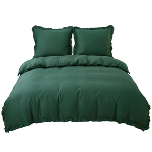 Bedding set 220 x 200 3 pcs Cotton with Ruffles Lynda 02