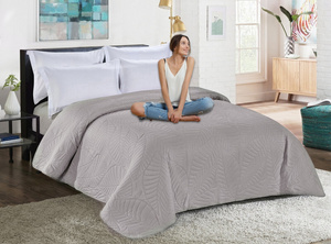 Bedspread 170 x 210 Embossed Microfiber Nicole 09