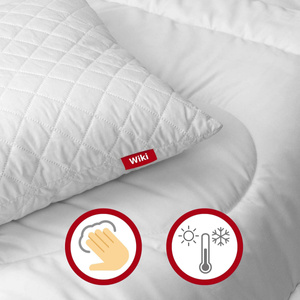 Pillow 50 x 80 Quilted Granulate with Zipper Wiki