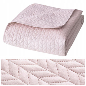 70 x 150 Quilted Velvet Moxie Powder Bedspread