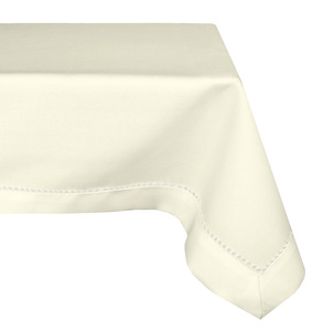 Stain Resistant Tablecloth with Moiré 240_Cream 140x200