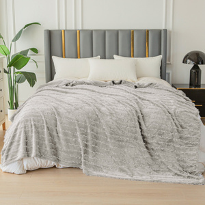 Blanket 200 x 220 Microfiber Embossed Yolanda 03