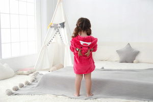 Children's Microfiber S 110 Reindeer Bathrobe