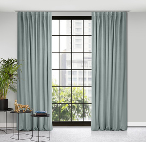 Curtain 140 x 300 Decorative Velvet Madlen Silver