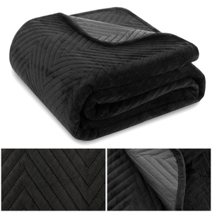 Quilt 170 x 210 Herringbone Velvet Caden 04