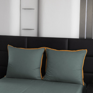 Bedding set 160 x 200 3 pcs Smooth with Lace Brandon 06