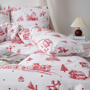 Bedding 160 x 200 3pc Satin Cotton Laponia