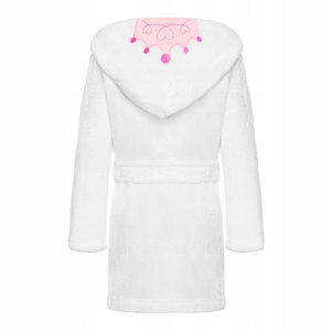 Children's Bathrobe with Hood M 120 Princess