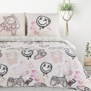 Bedding Set 140 x 200 2cz Kid17 Cotton