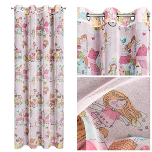 Polly Decorative Curtain 140 x 250 Pink
