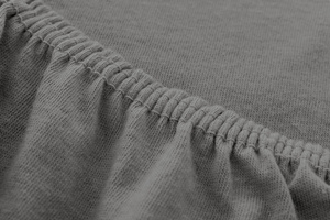 Jersey sheet with elastic 041_D Anthracite 160x200