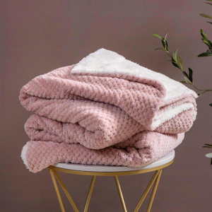 Blanket 150 x 200 Microfiber Lamb Sherpa Powdered
