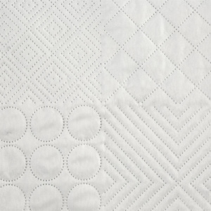 Bedspread 170 x 210 Quilted Decorative Boni5 White