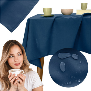 Tablecloth 120x200 Stain-Resistant Surbo Navy Blue