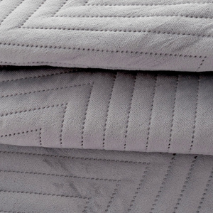 Bedspread 200 x 220 Herringbone Velvet Caden 02