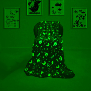 Blanket 150 x 200 Microfiber Fluorescent Peter 12