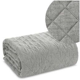 Bedspread 70 x 160 Quilted Len1 Steel