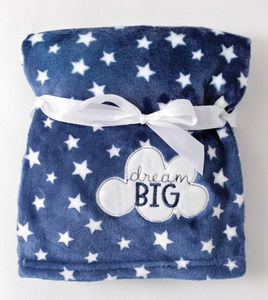 Blanket 75 x 100 Microfiber with Embroidered Ricco RI3A