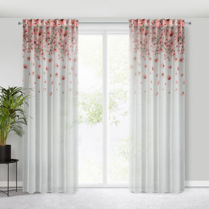 Ready Curtain Oliwia 140 x 250 Tape White + Pink