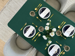 Tablecloth 140x240 Stain-Resistant Surbo Bottle Green