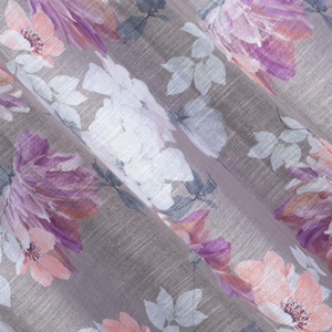 Curtain 140 x 250 Decorative Sherry Silver+Pink