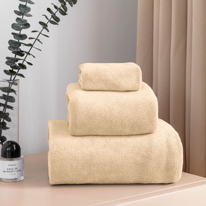 Towel 50 x 90 Microfiber Active 380 g/m2 Beige
