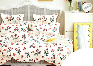 Bedding 200 x 220 4pc Satin Cotton No. A1513