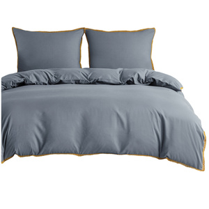 Bedding 160 x 200 3pc Smooth with Lace Brandon 08