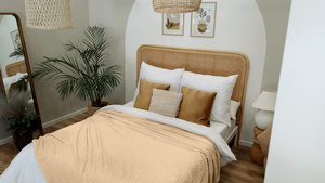 Blanket 200 x 220 Microfiber Embossed Plush Ala Circle 3D 07