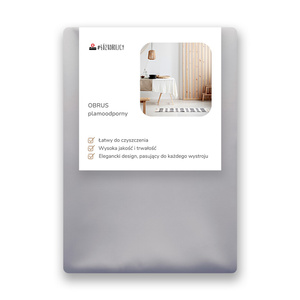 Tablecloth 140x220 Stainproof Classic Savio Grey