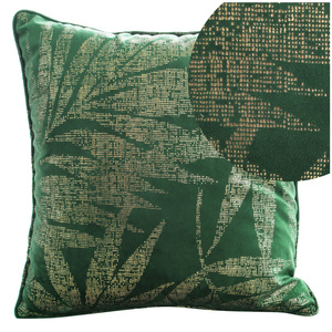 Velvet pillowcase Elena 40 x 40 C.Green