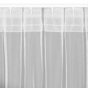 Decorative Curtain Tonia 140 x 300 Tape White