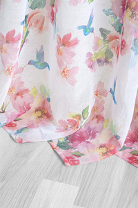 Curtain 140 x 250 Decorative Canaria Tape White