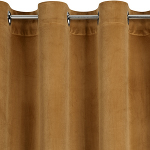 Curtain 140 x 250 Decorative Velvet Melanie Honey