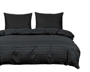 Bedding 160 x 200 3pc Satin Stripes Ramiro 07